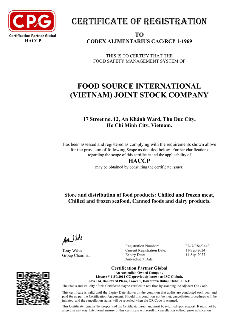 Foodsource Cpg Haccp Food Source Vietnam 1